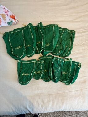 Green crown royal bags